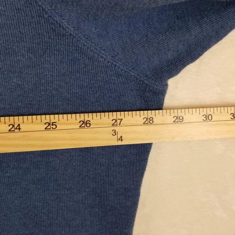 Polo‎ Ralph Lauren Estate Rib Quarter Zip Pullover Blue XXL Mens Cotton Sweater